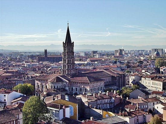 Une photo emblématique du territoire mesuré (Toulouse)